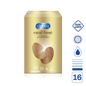Durex Real Feel (16ks), kondomy pro přirozený pocit