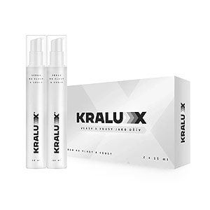 Kralux (2x15 ml), sérum pro muže na vlasy a vousy