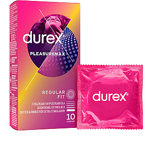 Durex PleasureMax (10 ks), vroubkované kondomy pro její potěšení