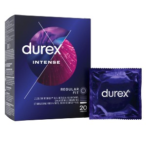 Durex Intense (20ks), dráždivé kondomy s gelem Desirex