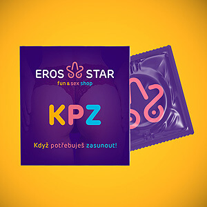 ErosStar KPZ, lubrikační gel 5ml s kondomem