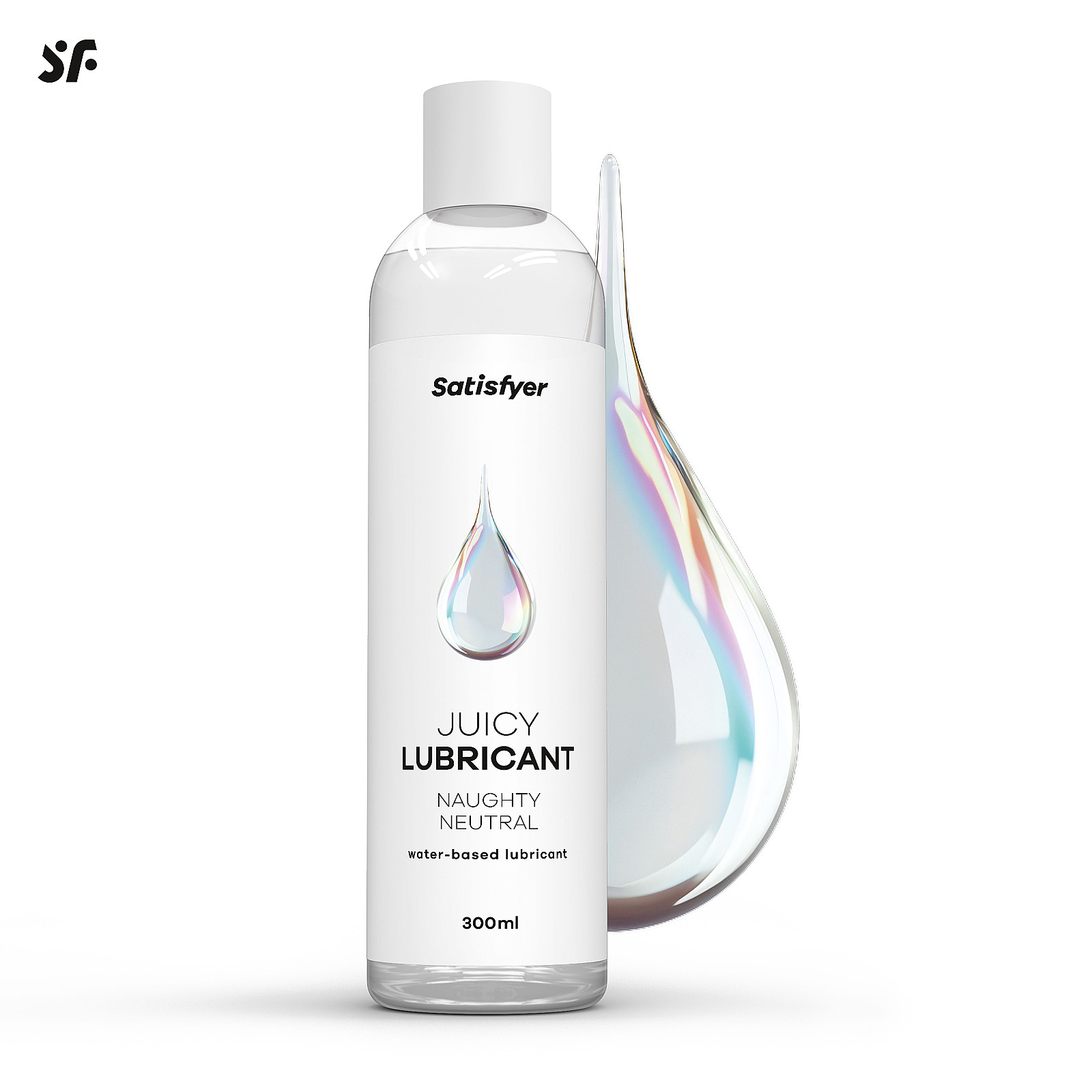 Satisfyer Juicy Lubricant 300 ml (Naughty Neutral), neutrální lubrikační gel