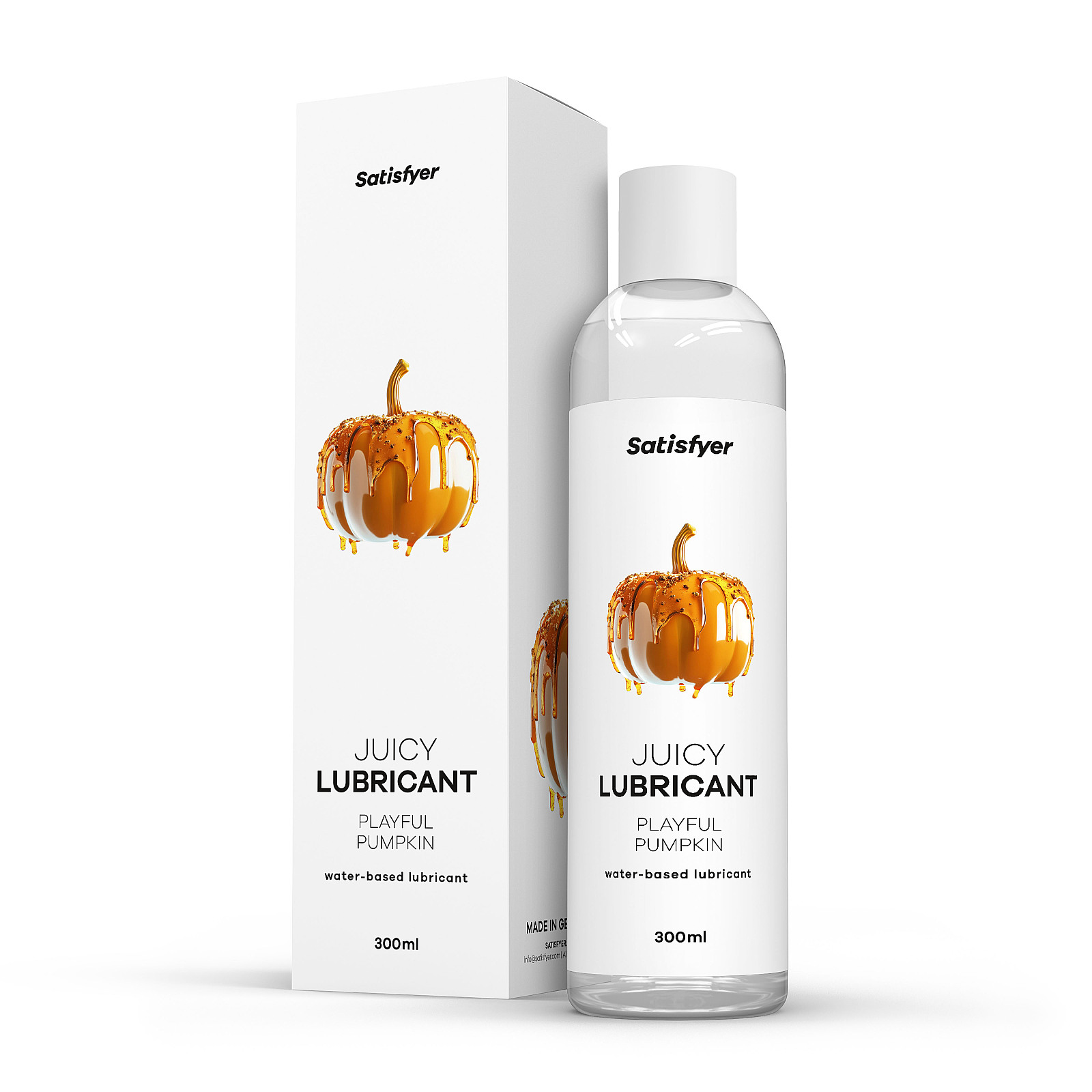 Satisfyer Juicy Lubricant 300 ml (Playful Pumpkin), dýňový lubrikační gel