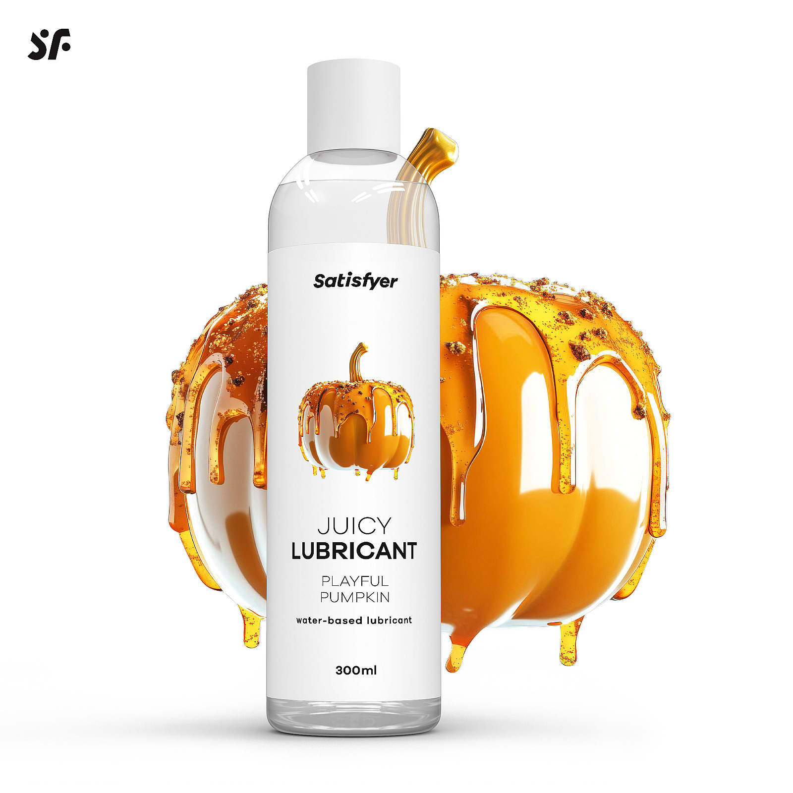 Satisfyer Juicy Lubricant 300 ml (Playful Pumpkin), dýňový lubrikační gel