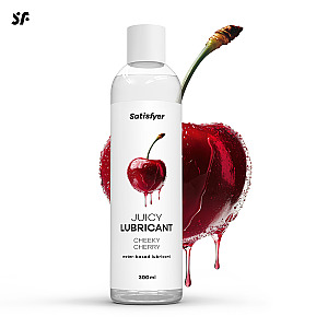 Satisfyer Juicy Lubricant 300 ml (Cheeky Cherry), třešňový lubrikační gel