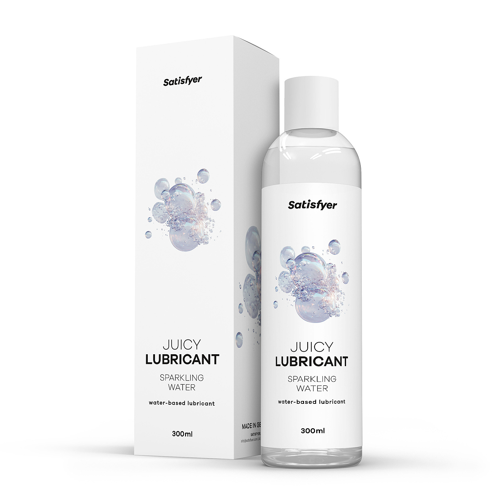 Satisfyer Juicy Lubricant 300 ml (Sparkling Water), osvěžující lubrikační gel