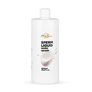 MyLove Sperm liquid-water-splash (1000 ml), realistický lubrikační gel