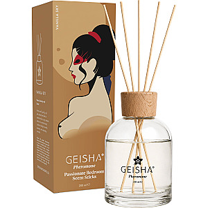 Geisha Pheromone Bedroom Scent Sticks Vanilla Sky (200 ml), vonné tyčinky s vanilkou