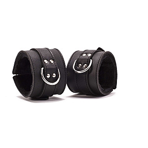 Pouta Devil Sticks Hand Cuffs Grain Leather black