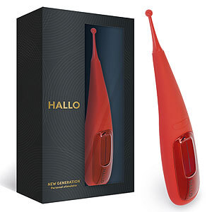 HALLO Focus Vibrator Red červený stimulátor klitorisu