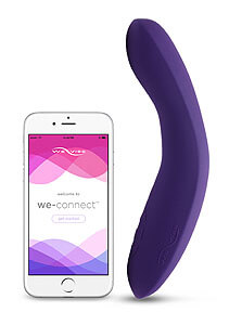We-Vibe Rave, fialový G-bod vibrátor s ovládáním přes telefon
