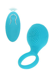 ToyJoy Happiness Tickle Brush C-Ring (Blue)