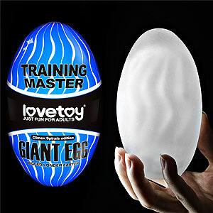 Lovetoy Giant Egg (Climax Spirals), pánský masturbátor