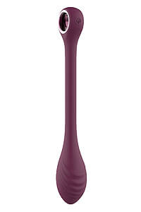 Glam Bendable G-Spot Vibe (Wine), vaginální vibrátor