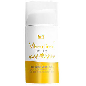 Intt Vibration! Tingling Gel (Honey), stimulační gel na rty a klitoris