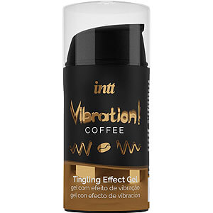 Intt Vibration! Tingling Gel (Coffee), stimulační gel na rty a klitoris