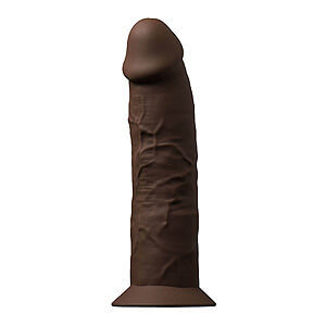 Amorelie UNCOVER Dusk Dildo 19,2 cm (Espresso), super realistické dildo