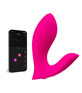 Lovense Flexer APP (Magenta), vibrátor do kalhotek