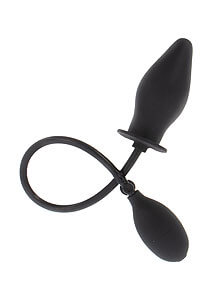 Inflatable Butt Plug Advanced (Black), nafukovací anální kolík