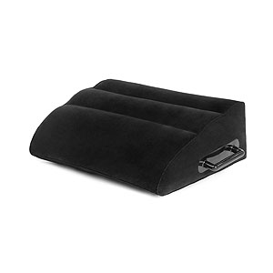 Bedroom Fantasies The Handlebar Inflatable Pillow (Black), nafukovací polštář na sex s rukoväťami