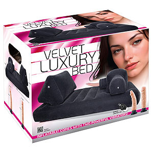 Velvet Luxury Bed, nafukovací šukací stroj pro ženy