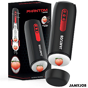 JamyJob Phantom Automatic Vagina Masturbator, přirážecí a sací masturbátor pro muže