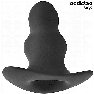 Addicted Toys Hollow Anal Plug Silicone L (11.1 cm), dutá anální zátka