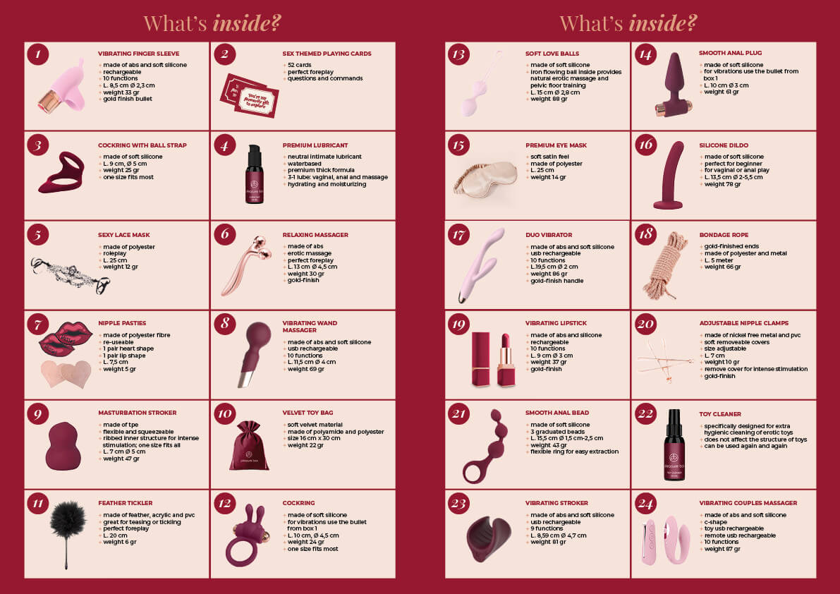 Dream Toys Pleasure Box (2025 Sexy Calendar), adventní sexy kalendář
