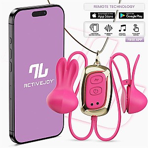 IntoYou App Series Tickly Nipple Clamps, chytré svorky na bradavky