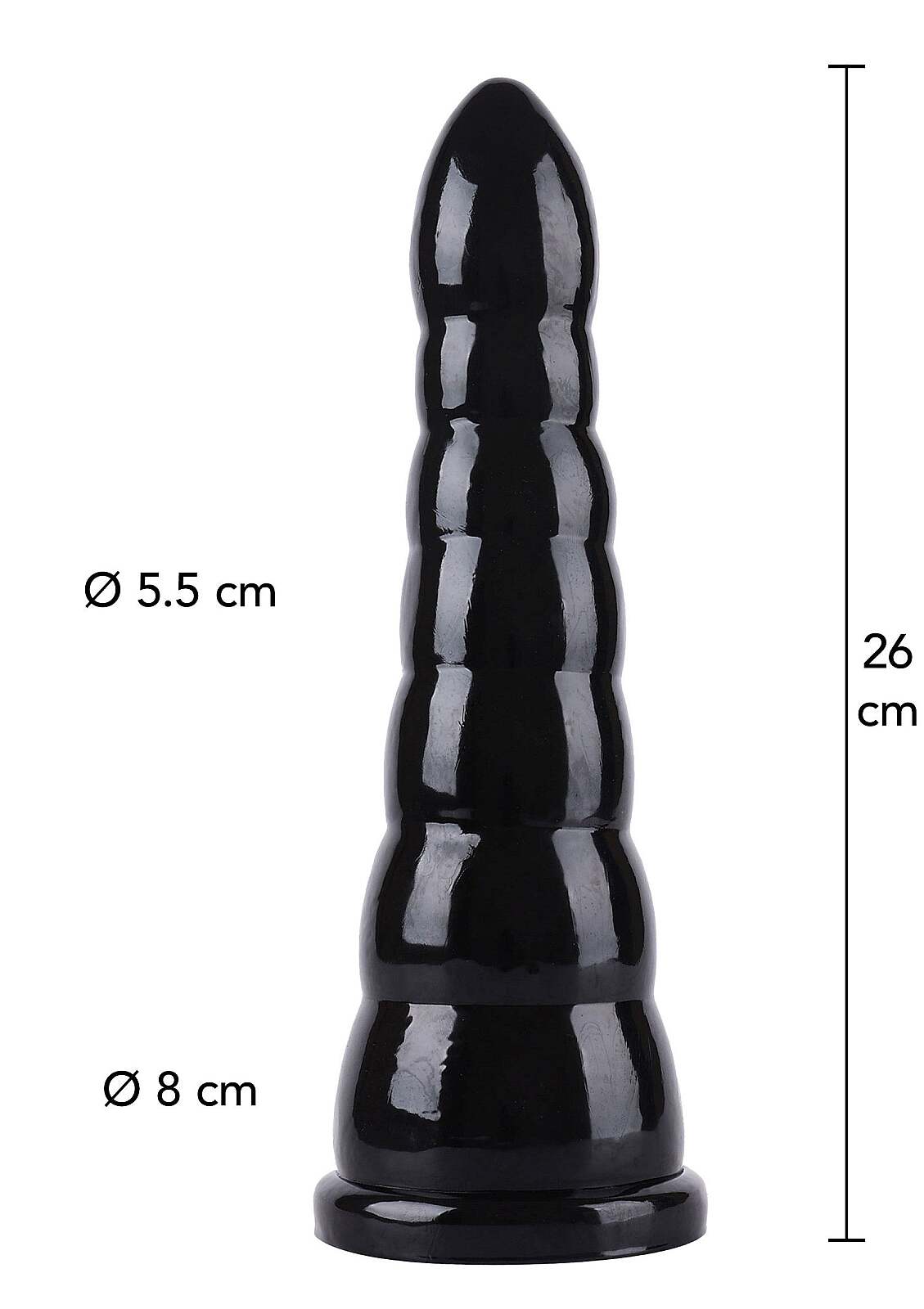 Hidden Desire Extreme Anal Cone (26 cm), anální XXL dildo