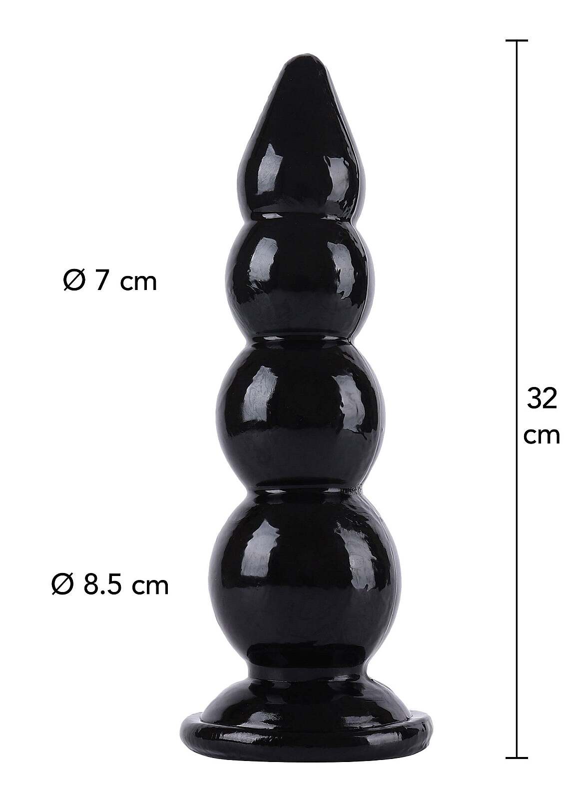 Hidden Desire Extreme Buttplug Balls (32 cm), anální XXL dildo