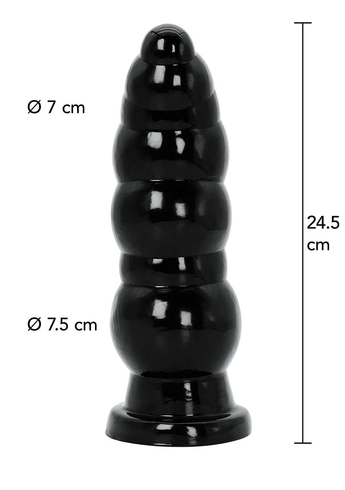 Hidden Desire Extreme Buttplug Balls (24,5 cm), anální XXL dildo
