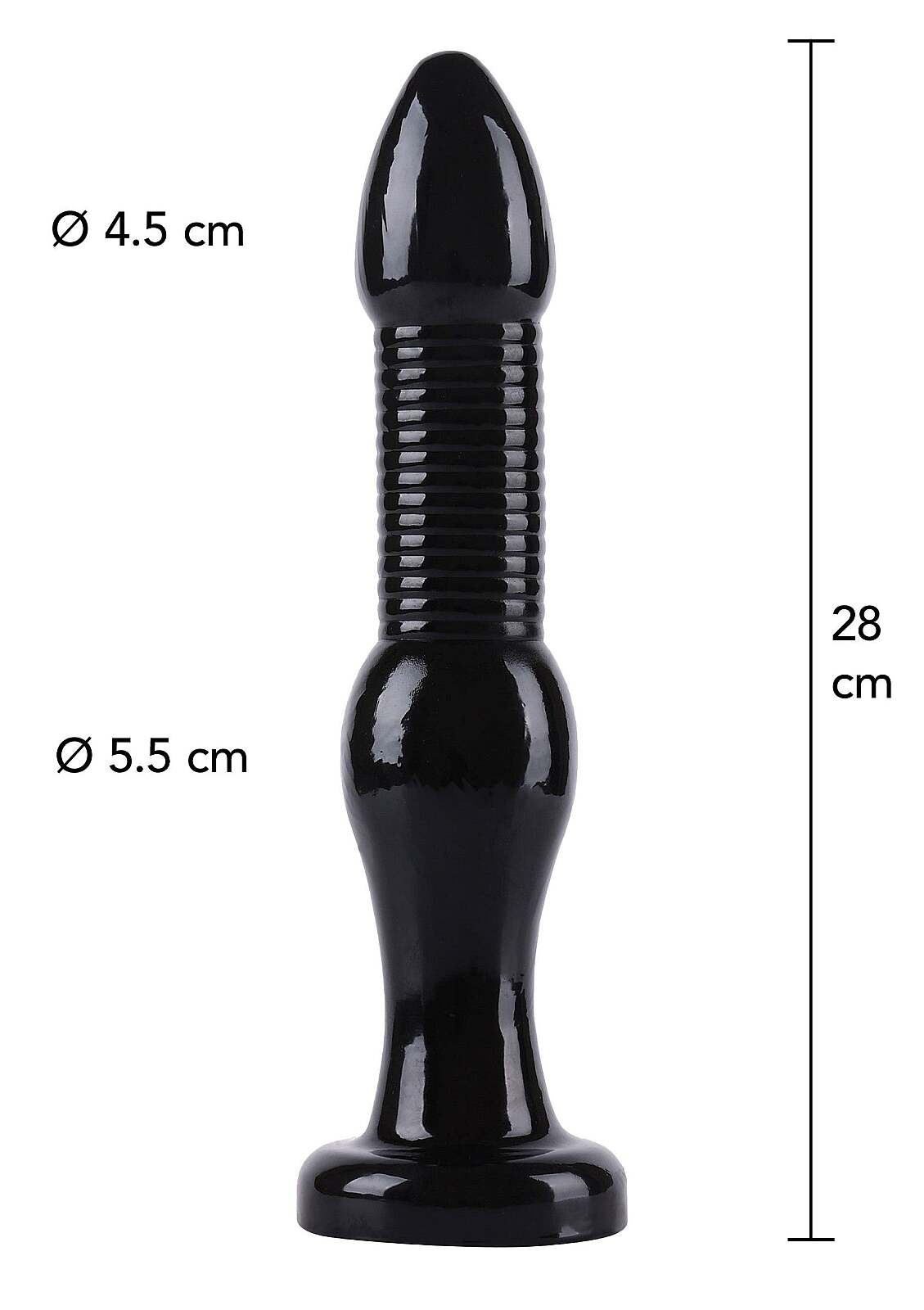 Hidden Desire Extreme Anal Intruder (28 cm), anální XXL dildo
