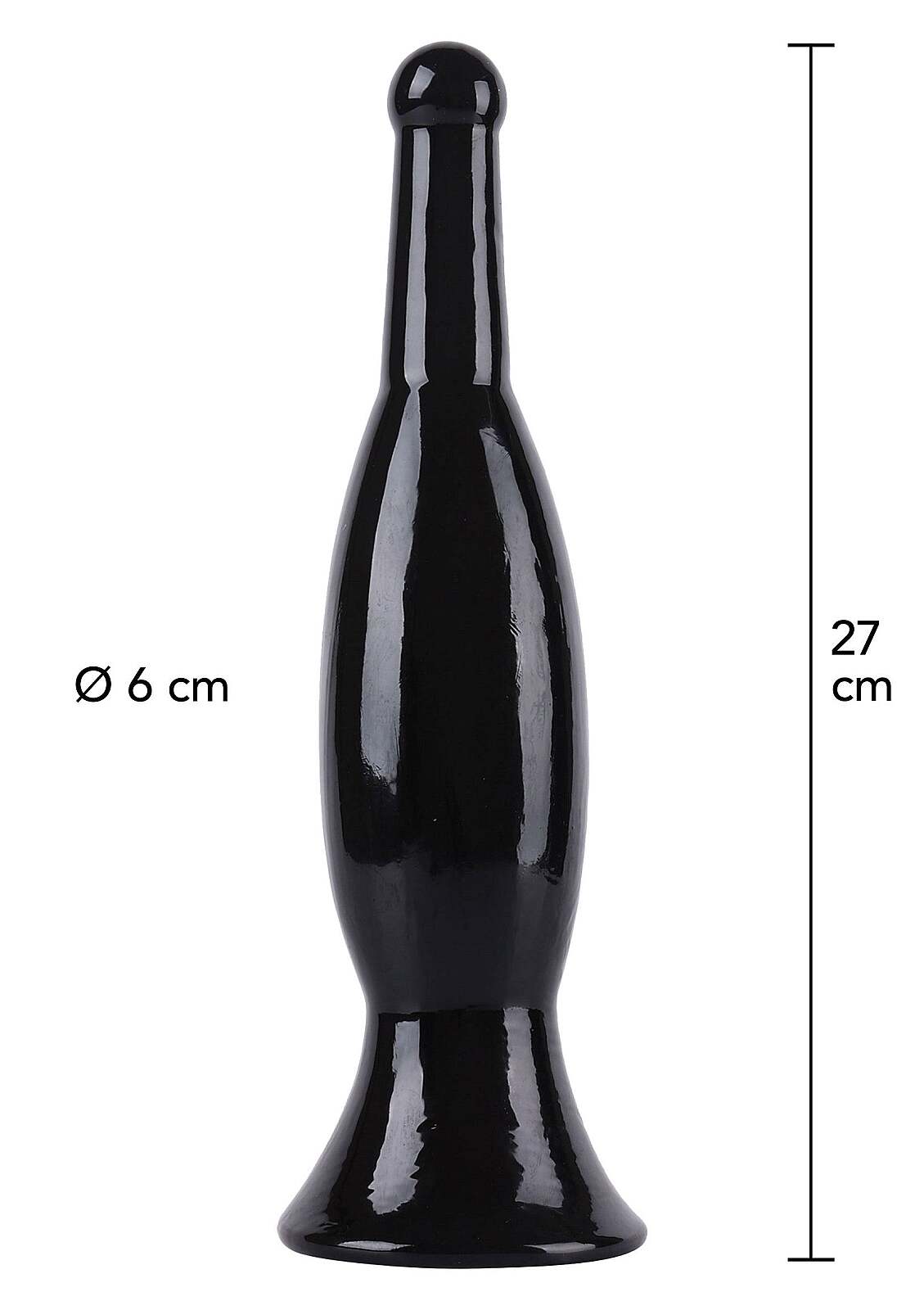 Hidden Desire Extreme Buttplug Slider (27 cm), anální XXL dildo