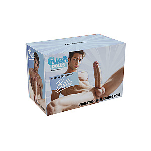 Hidden Desire Big Boner Billie Inflatable Doll, vibrační nafukovací panák