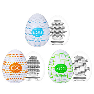 Tenga Egg Standard Set 1, sada masturbačních vajíček