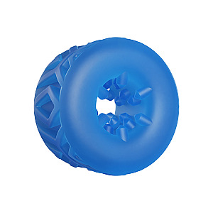 ToyJoy 4-in-1 Grid Ring (Blue), víceúčelový kroužek