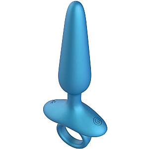 Playhouse Deep Slim Anal Plug Vibrating + Remote, vibrační anální kolík