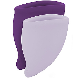 Fun Factory Fun Cup Explore Kit (Violet), menstruační kalíšky
