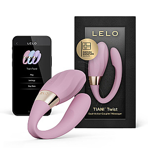 LELO Tiani Twist (Soft Pink), dvojitý vibrátor na klitoris a g-bod