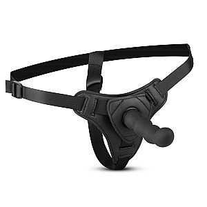 Teazers Silicone Strap-On Set (Black), strap-on sada pro začátečníky
