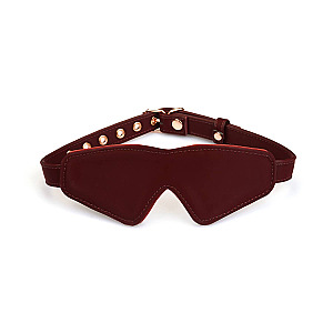 Liebe Seele Metallic Shade Burgundy Vegan Blindfold, veganská maska