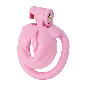 Hidden Desire Extreme Sissy Trainer Cock Lock X-Short, růžová ultra krátká klec