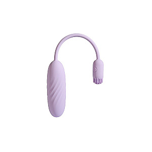 Svakom Plume Pastel Lilac, vibrační stimulátor s kartáčkem