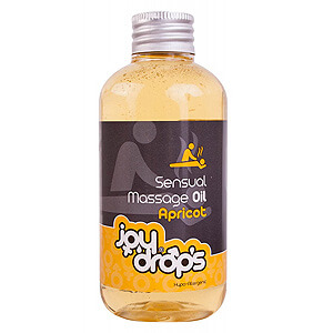 JoyDrops Sensual Massage Oil Apricot 250ml vášnivý masážní olej