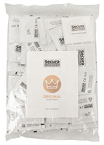 Secura Original 53 mm (100 ks), klasické kondomy