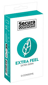 Secura Extra Feel 53 mm (12 ks), tenké kondomy