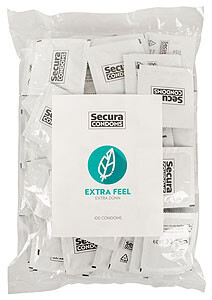 Secura Extra Feel 53 mm (100 ks), tenké kondomy