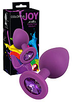Colorful Joy Jewel Purple Plug medium