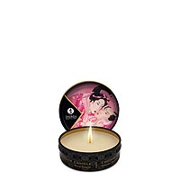 Shunga masážní svíčka okvětní lístky růže 30ml